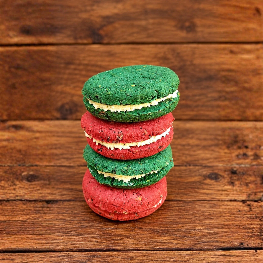 Macarons de Noël à la dinde pour chiens