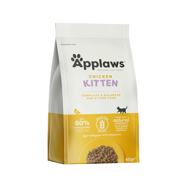 Chicken-flavored cat food