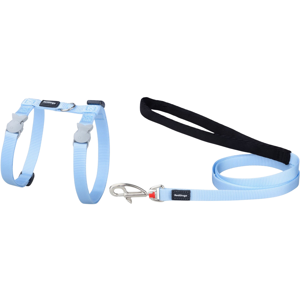 Pastel nylon cat harness and leash set