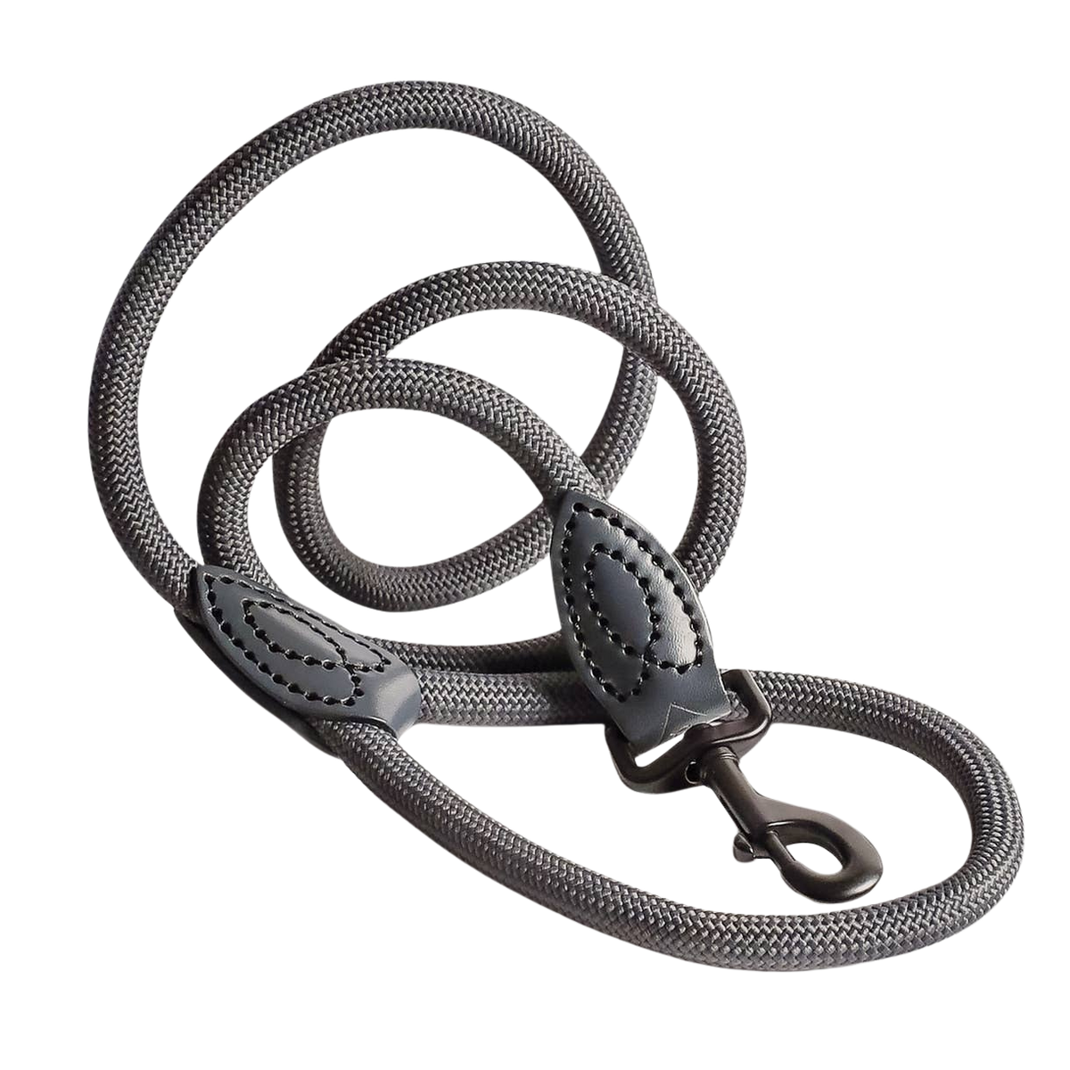 Leash made of polyamide and leather