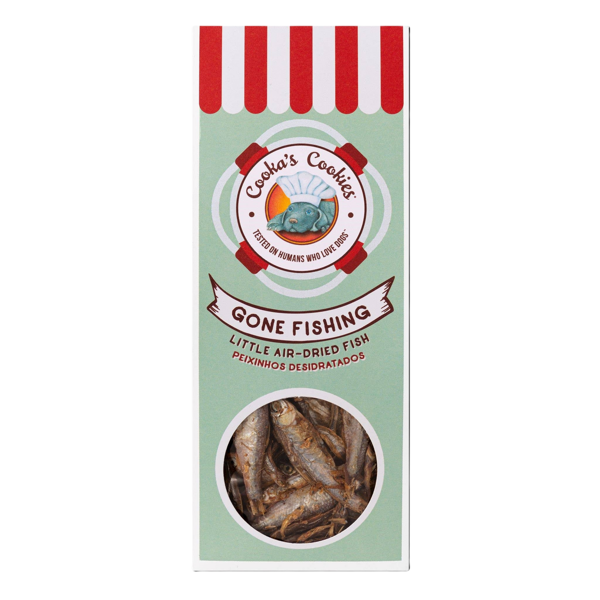 Dried fish for dogs and cats