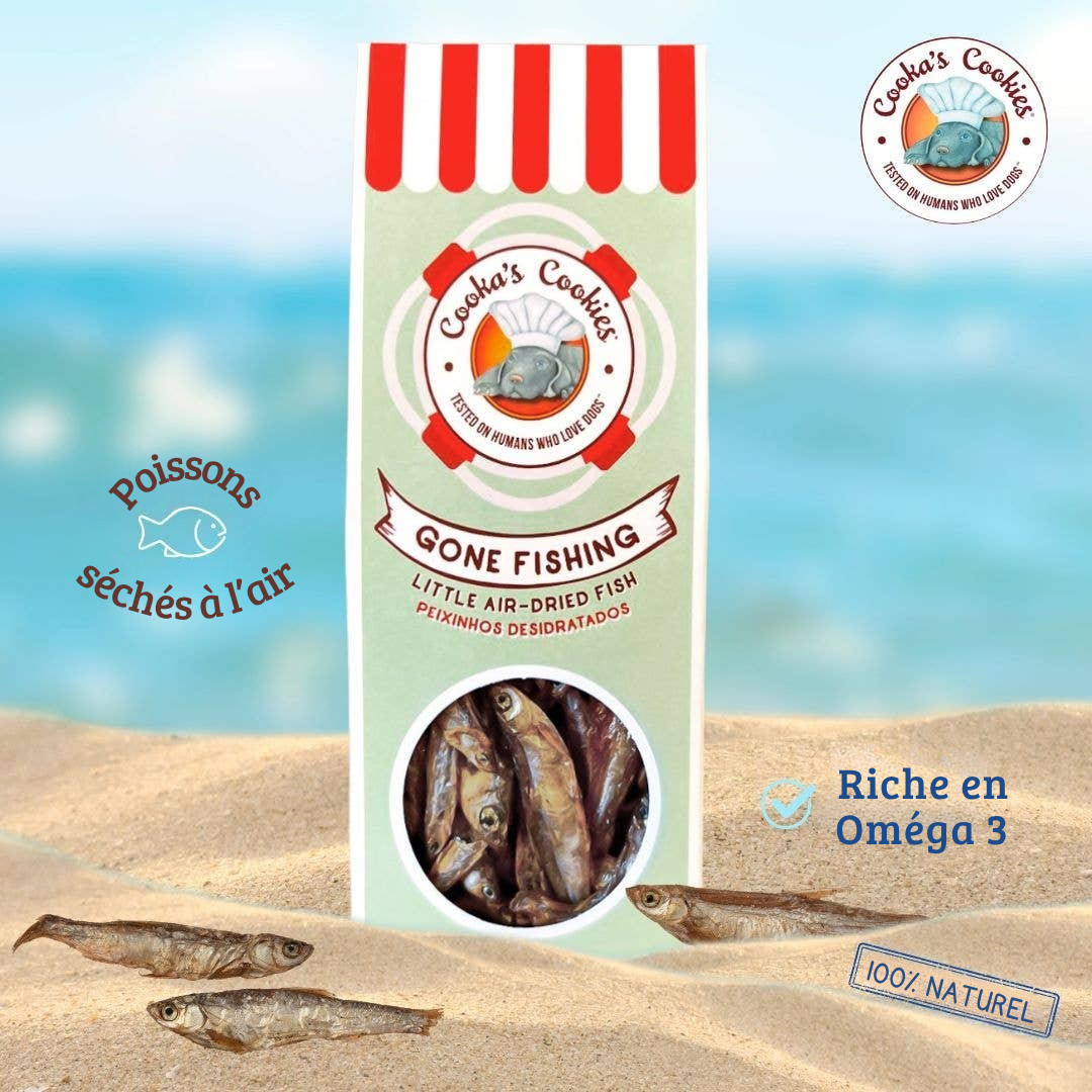 Dried fish for dogs and cats