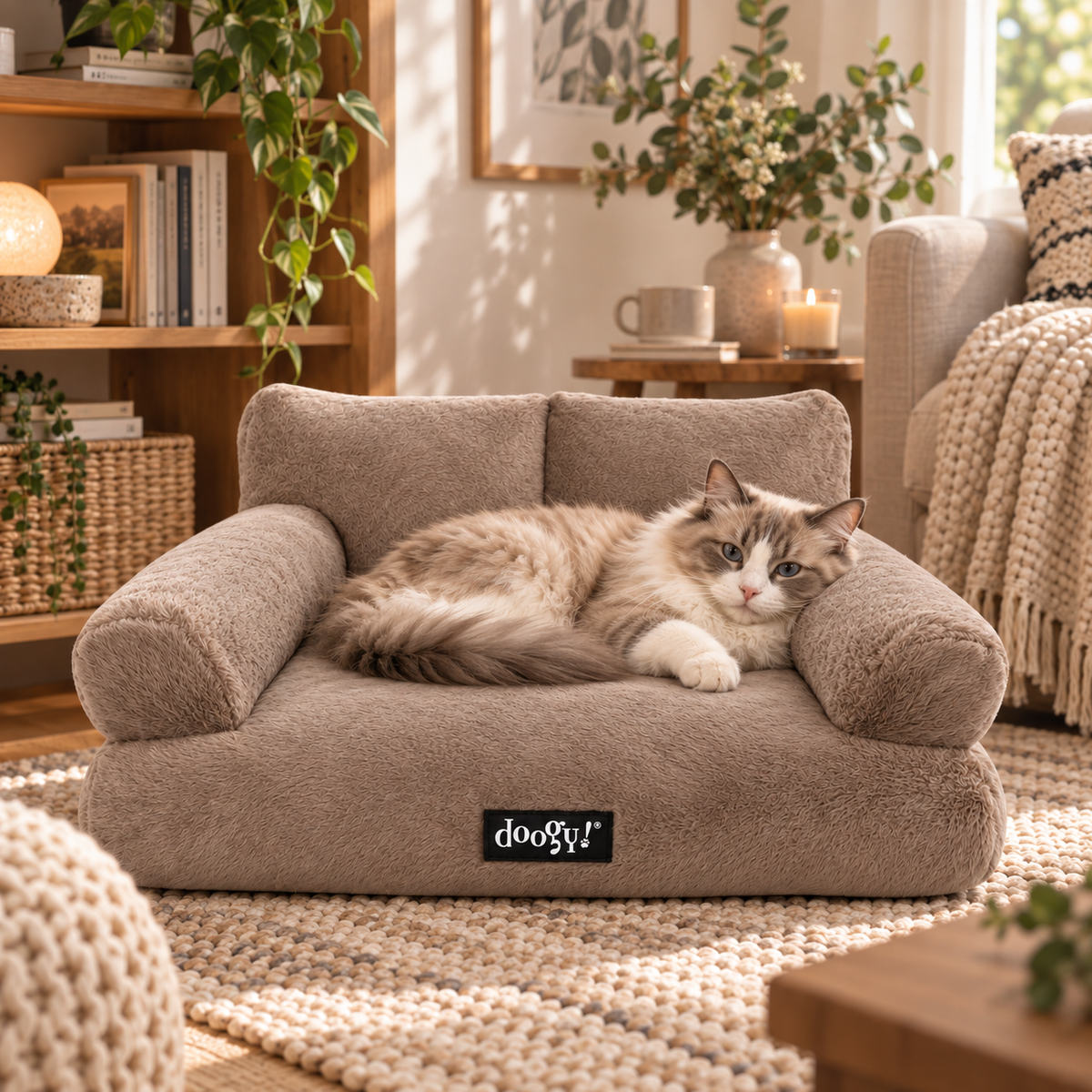 Calinou cozy bed for dogs and cats