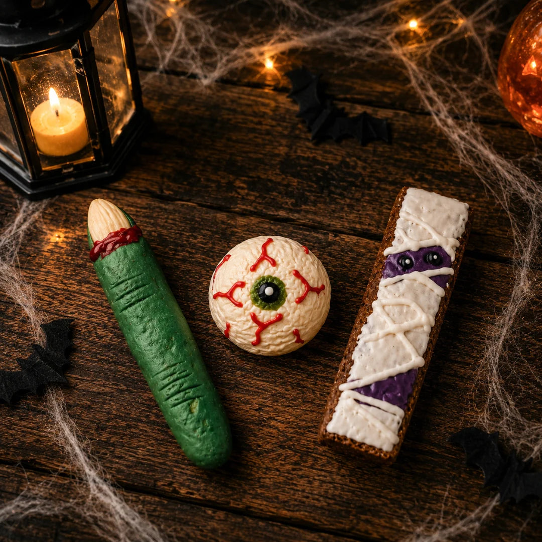 Halloween dog biscuit gift box