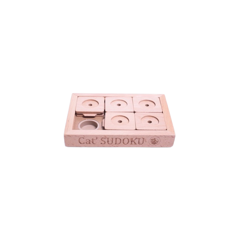 Small wooden Sudoku puzzle game – advanced level