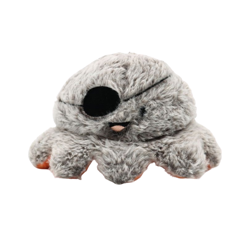 Reversible Halloween pumpkin dog toy