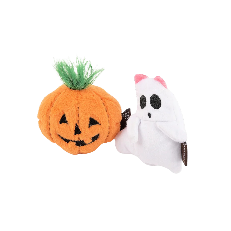 Set of 2 Boo Crew catnip Halloween toys for cats