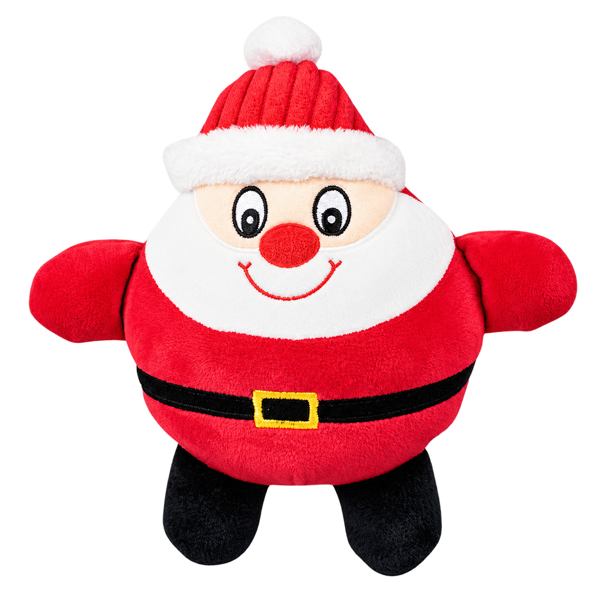 Santa Claus plush toy with squeaker for dogs