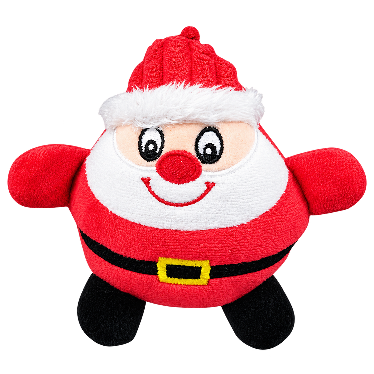 Santa Claus plush toy with squeaker for dogs
