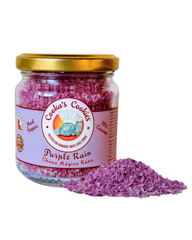 Coconut and sweet potato topper for dogs and cats