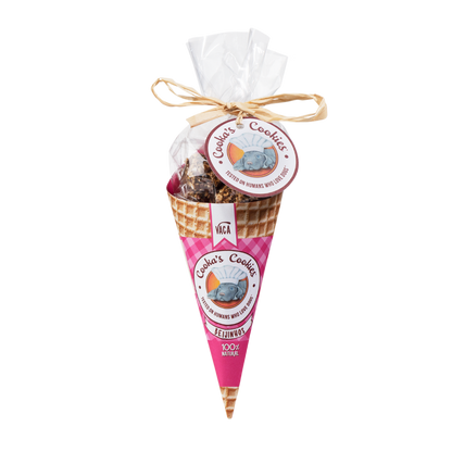 Beef treat cone for dogs