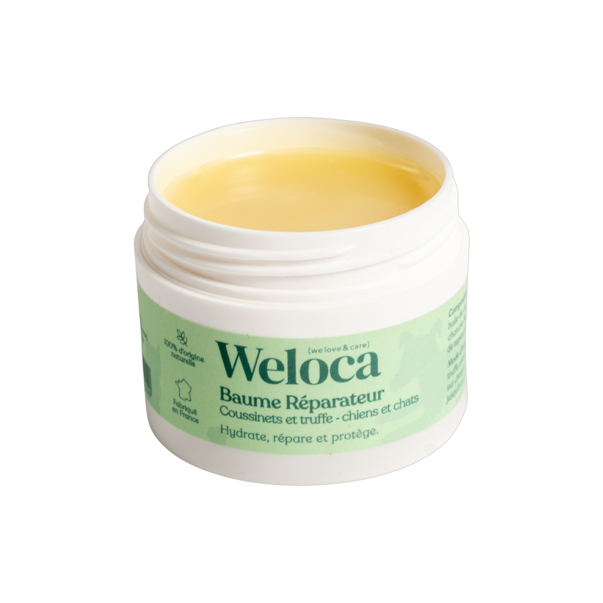 Natural repair balm for paw pads and nose