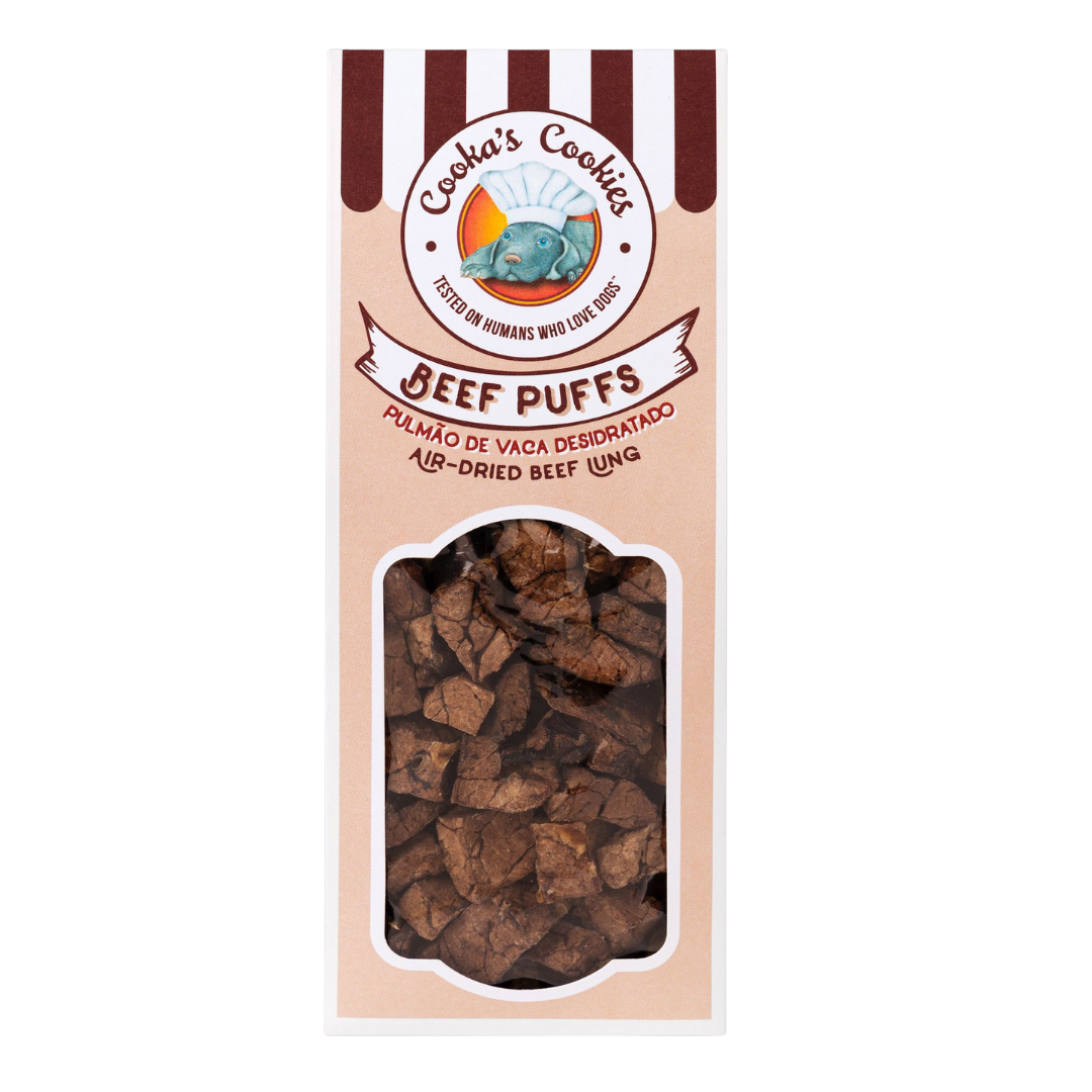Air-dried beef lung treats for dogs