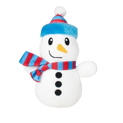 Sounding Snowman Plush Toy 14 cm