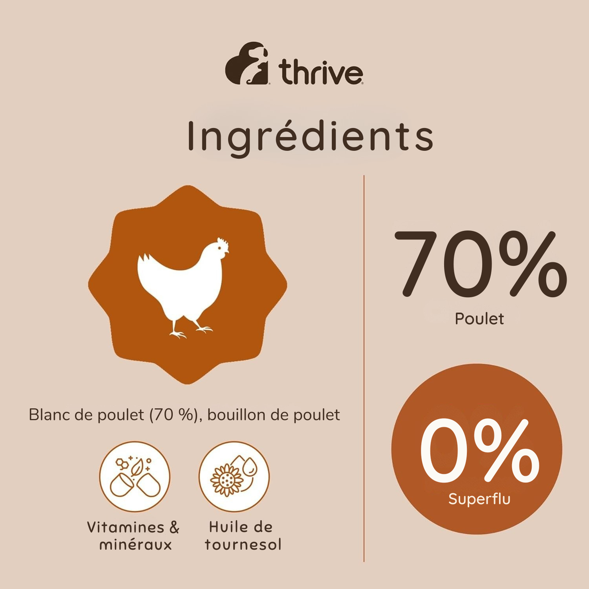 Complete wet food with chicken breast for kittens