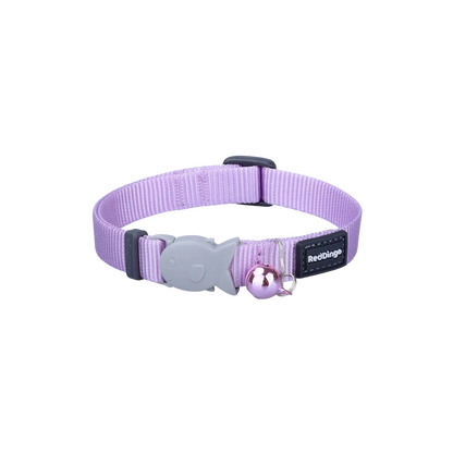 Adjustable pastel safety collar for cats