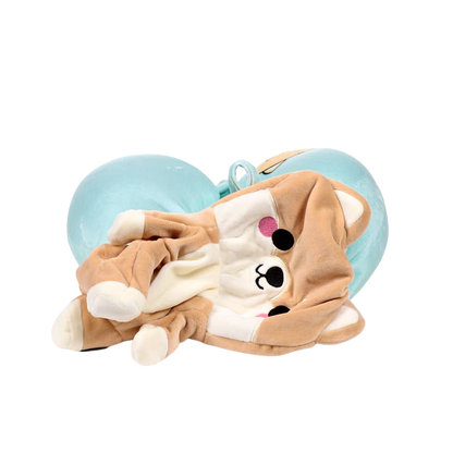 Shuggs the Shiba Inu 2-in-1 Travel Pillow