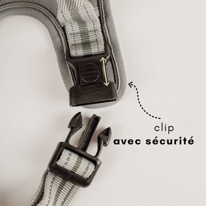 Reflective no-pull dog harness