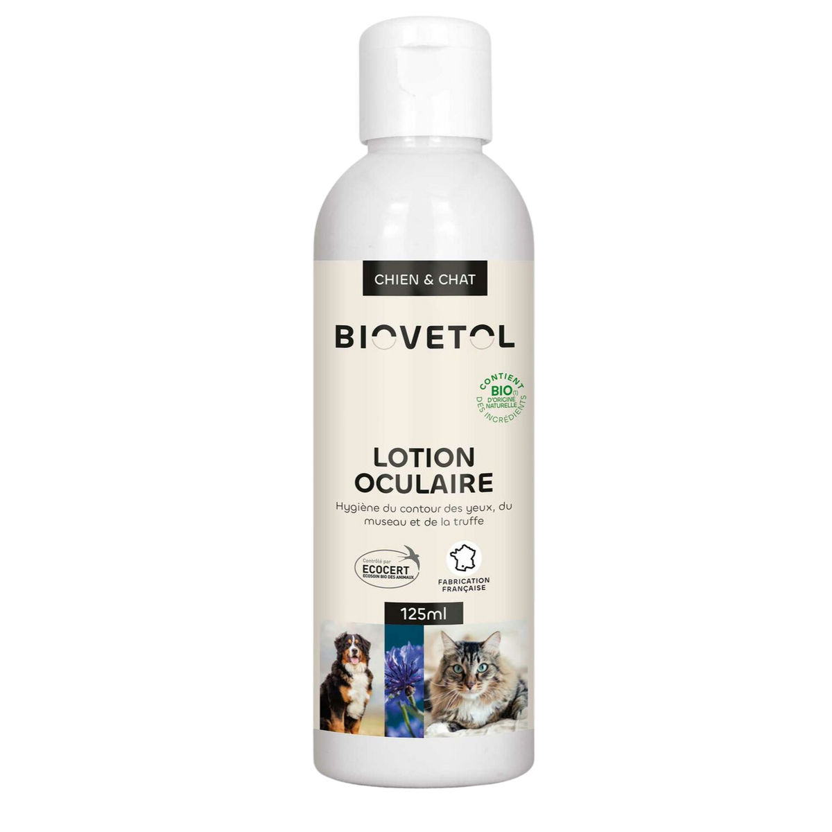Organic eye lotion for dogs and cats