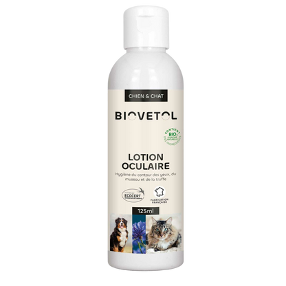 Organic eye lotion for dogs and cats