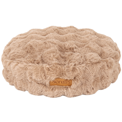 Cozy round cushion for cats and small dogs