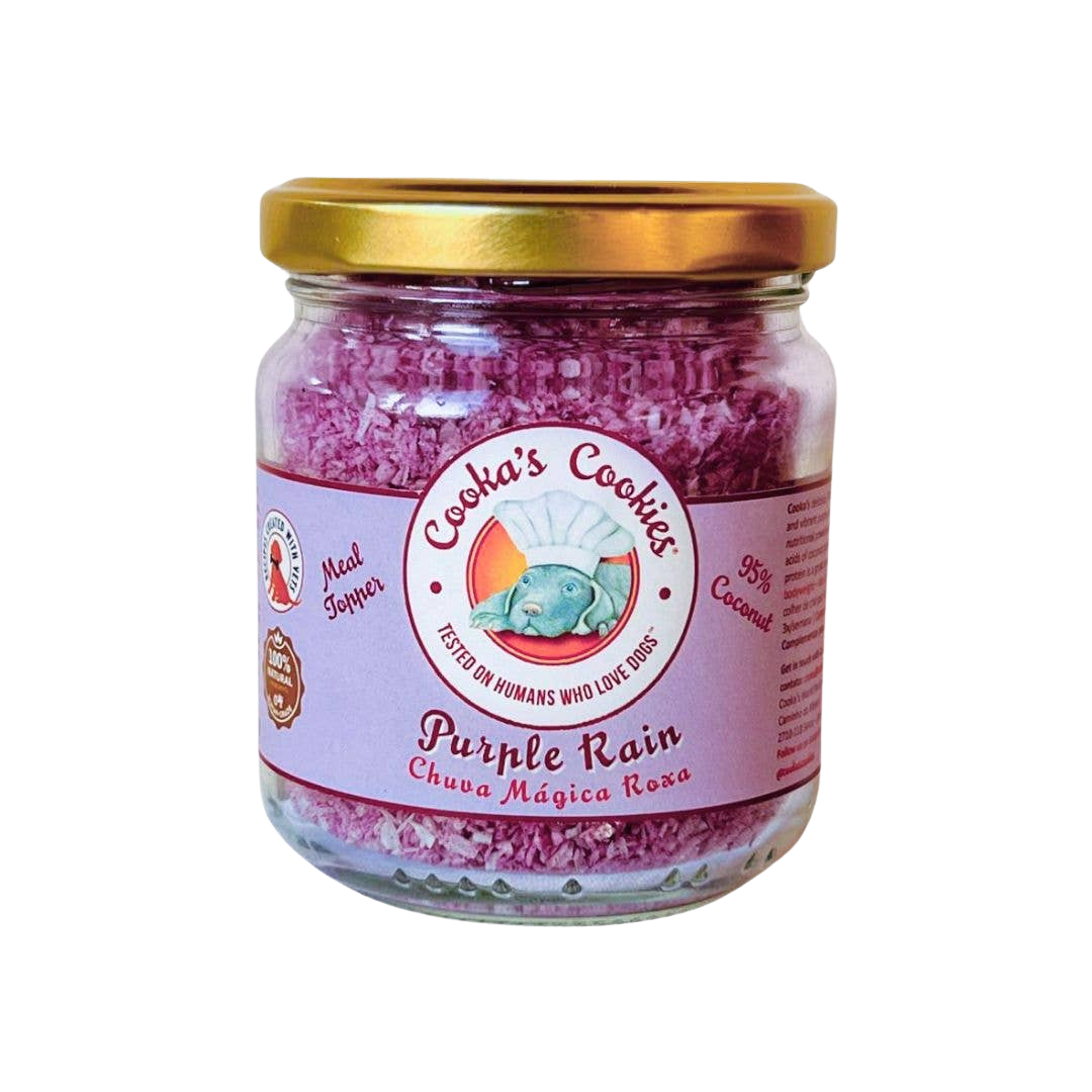 Coconut and sweet potato topper for dogs and cats
