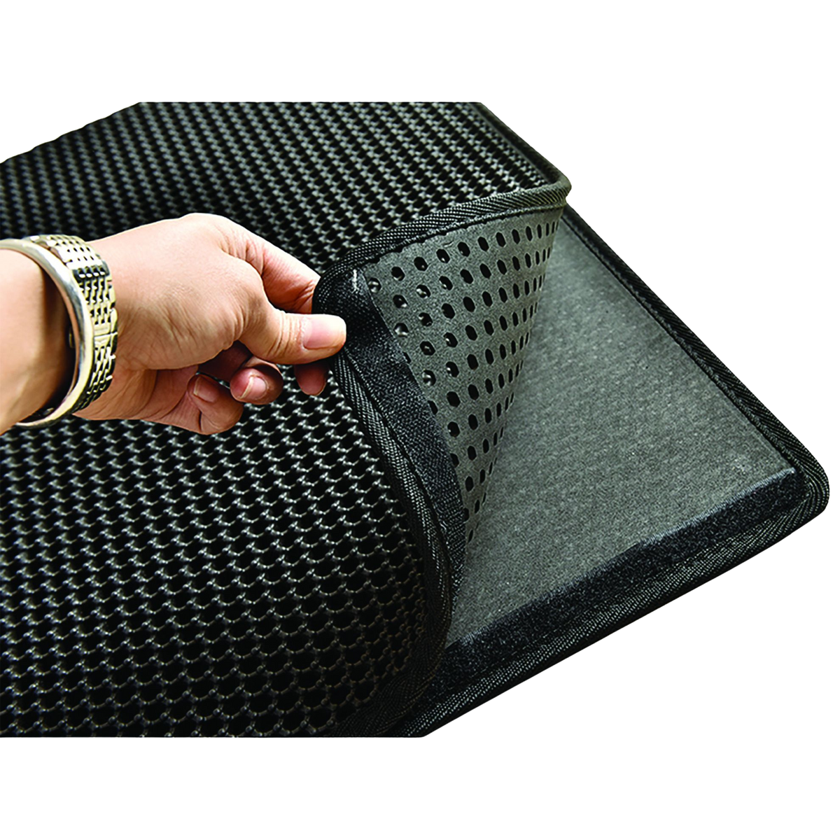 Honeycomb cat litter mat