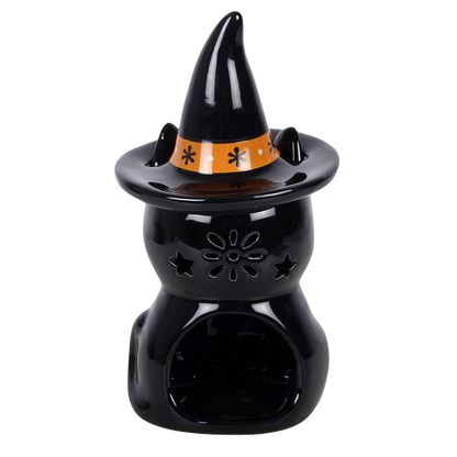 Black cat ceramic oil burner