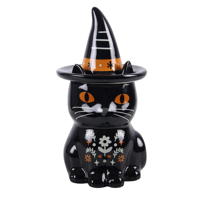 Black cat ceramic oil burner