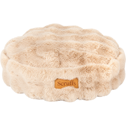 Cozy round cushion for cats and small dogs