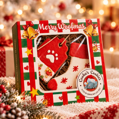 Coffret de 2 friandises de Noël à suspendre pour chiens