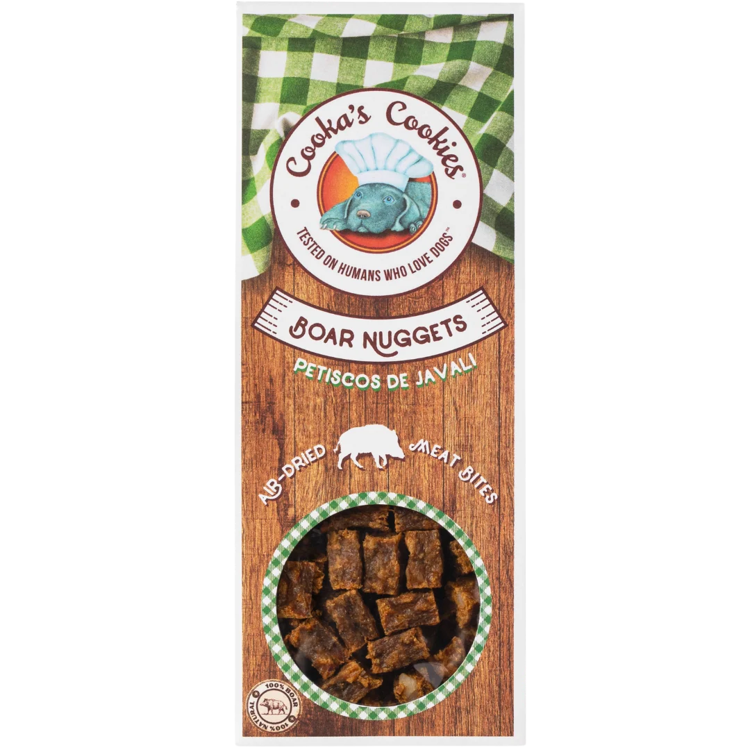 Air-dried wild boar bites for dogs