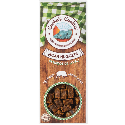 Air-dried wild boar bites for dogs