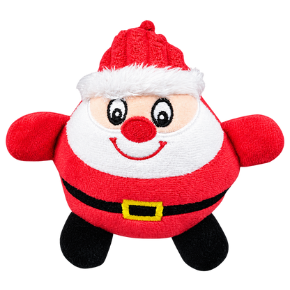 Santa Claus plush toy with squeaker for dogs