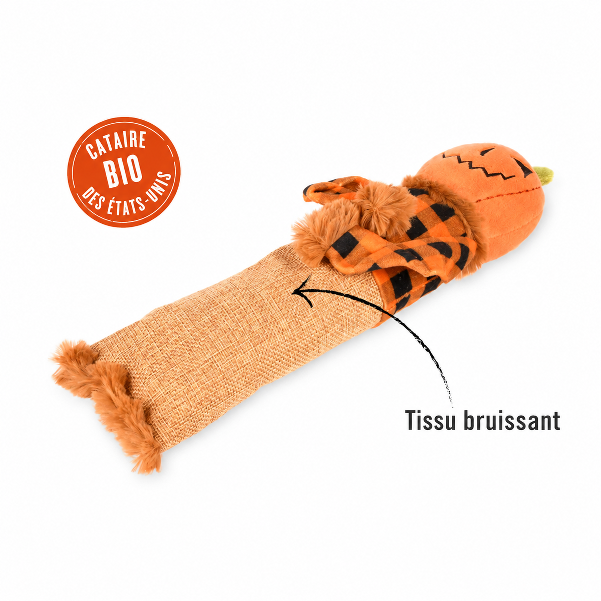 Halloween scarecrow catnip toy for cats