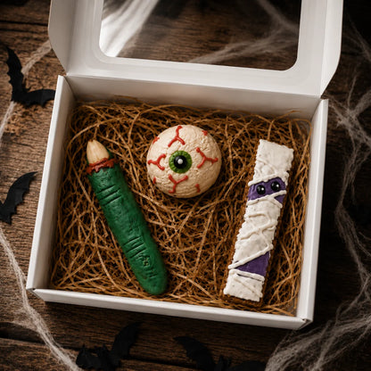Halloween dog biscuit gift box